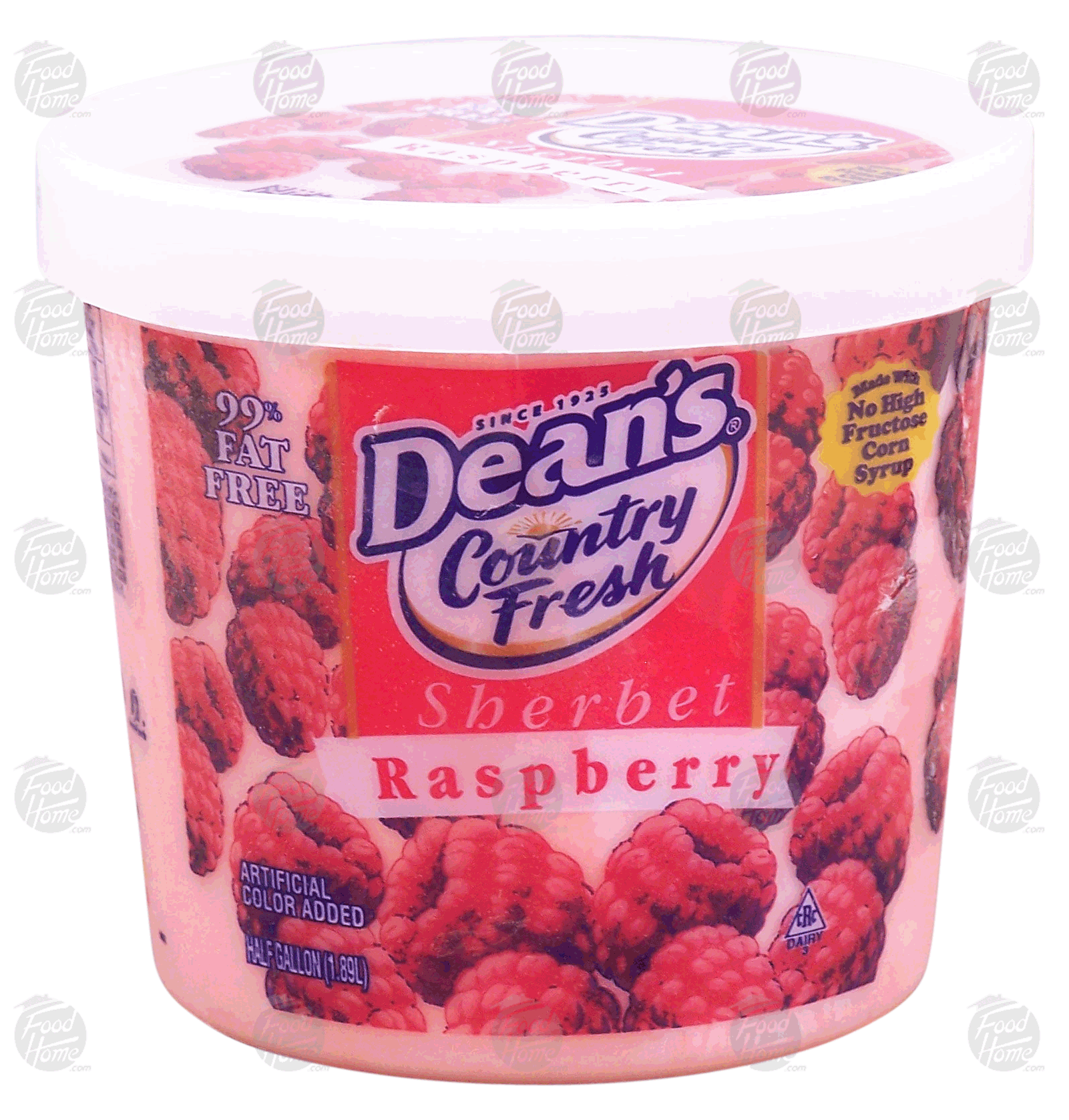 Dean's Country Fresh raspberry sherbet Full-Size Picture